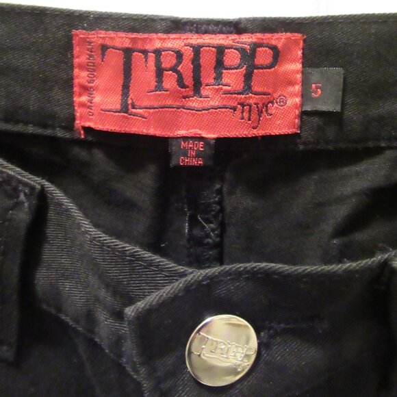 Like New, Womens 5, Tripp NYC Zipper Bondage D Ring Skinny Pants, Daang Goodman - Picture 12 of 13